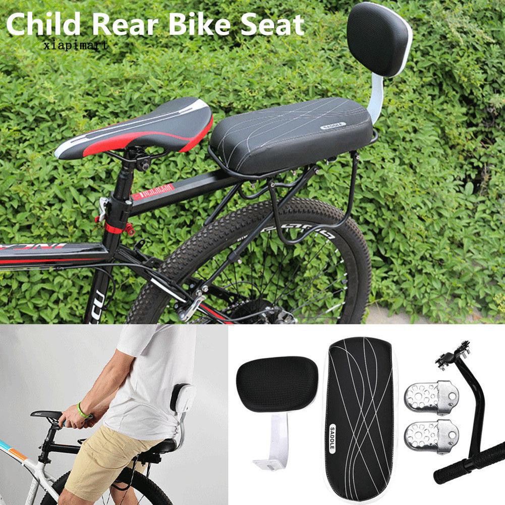 BESPORTBLE Kids Bicycle Rear Mount Children Bike Back Carrier with Soft Seat Adjustable Bicycle Safety Rear Seat for Kids Child Children Toddler