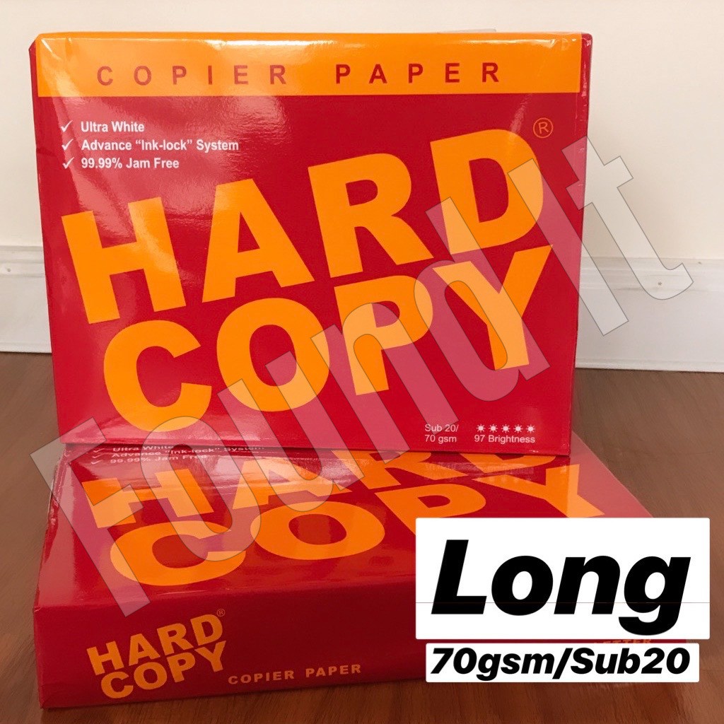 Hard Copy Bond Paper Long 8 5x13 Sub 70gsm Hardcopy Copy Paper Bondpaper Shopee Philippines