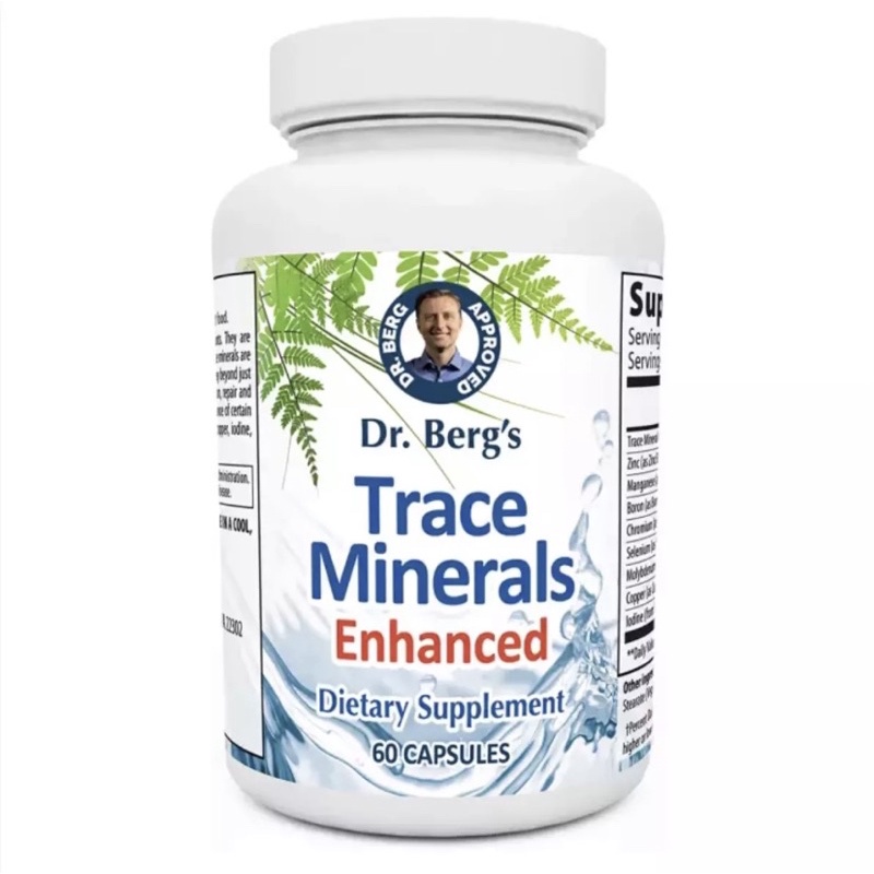 Dr. Berg's Trace Minerals Enhanced Complete with 70+ NutrientDense