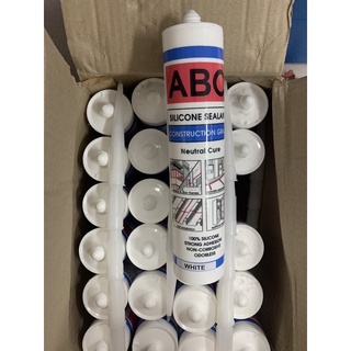 ABC Silicon Sealant Construction Grade 300ml Clear & White | Shopee ...