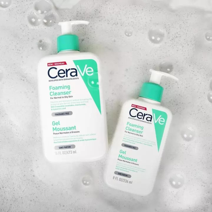 cerave foaming facial cleanser remove makeup