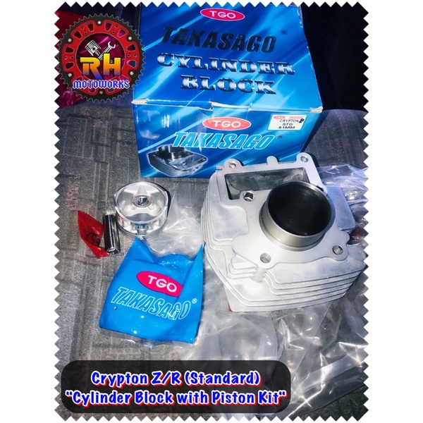 Takasago Cylinder Block For Yamaha Crypton Z X Standard Mm Shopee Philippines