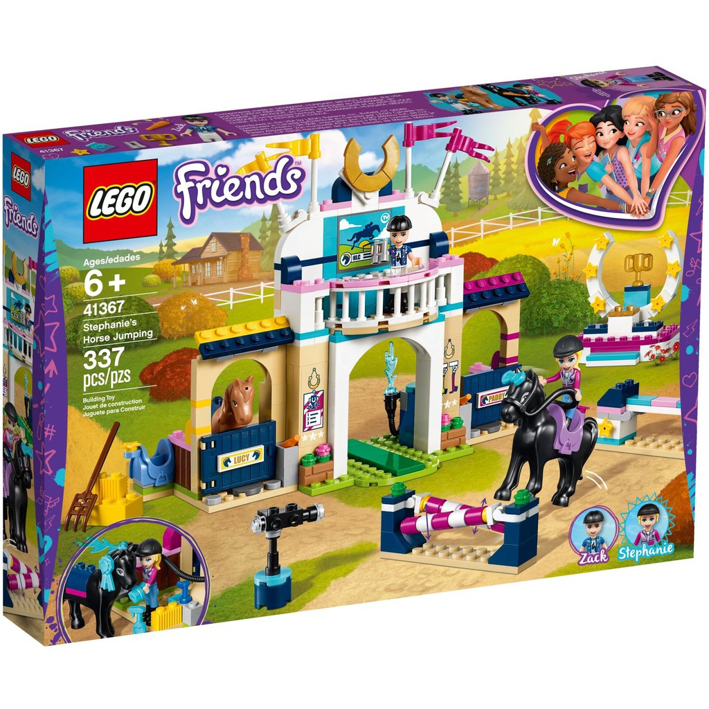 lego friends stephanie's horse jumping