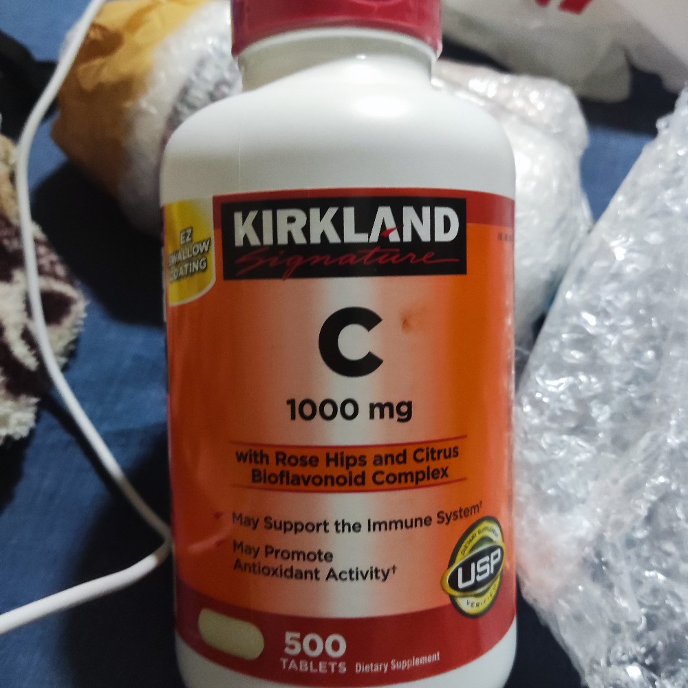 Kirkland Signature Vitamin C 1000mg 500pc 24 Expiry Shopee Philippines