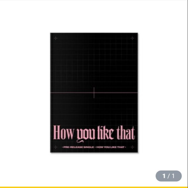 Blackpink How You Like That Special Edition Album Shopee Philippines