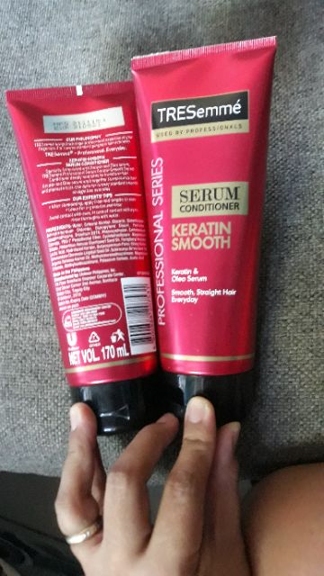 Tresemme Serum Conditioner Keratin Smooth 170ml Shopee Philippines