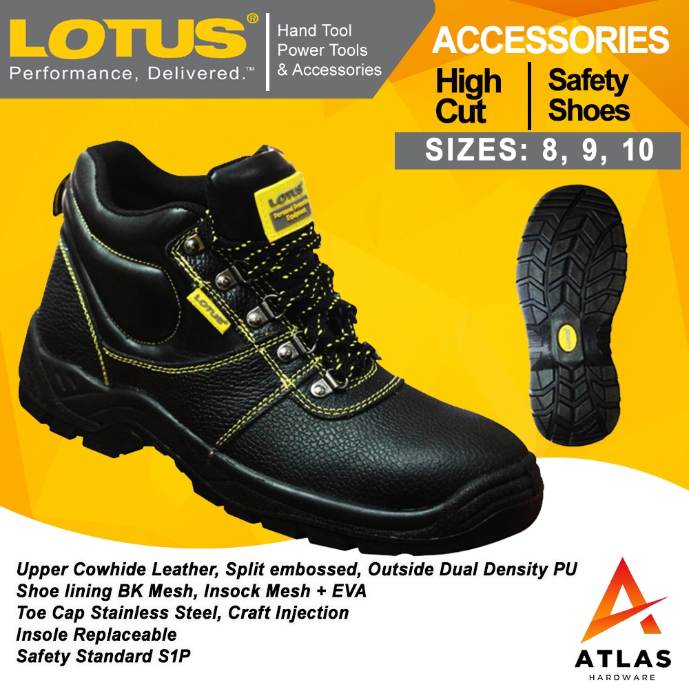 Lotus Safety Shoes High Cut | Shopee Philippines