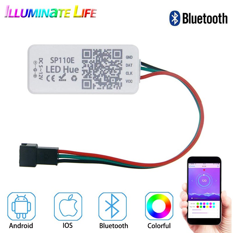 SP110E SP611E ZENGGE Bluetooth Pixel Light Controller Magic Home WIFI ...