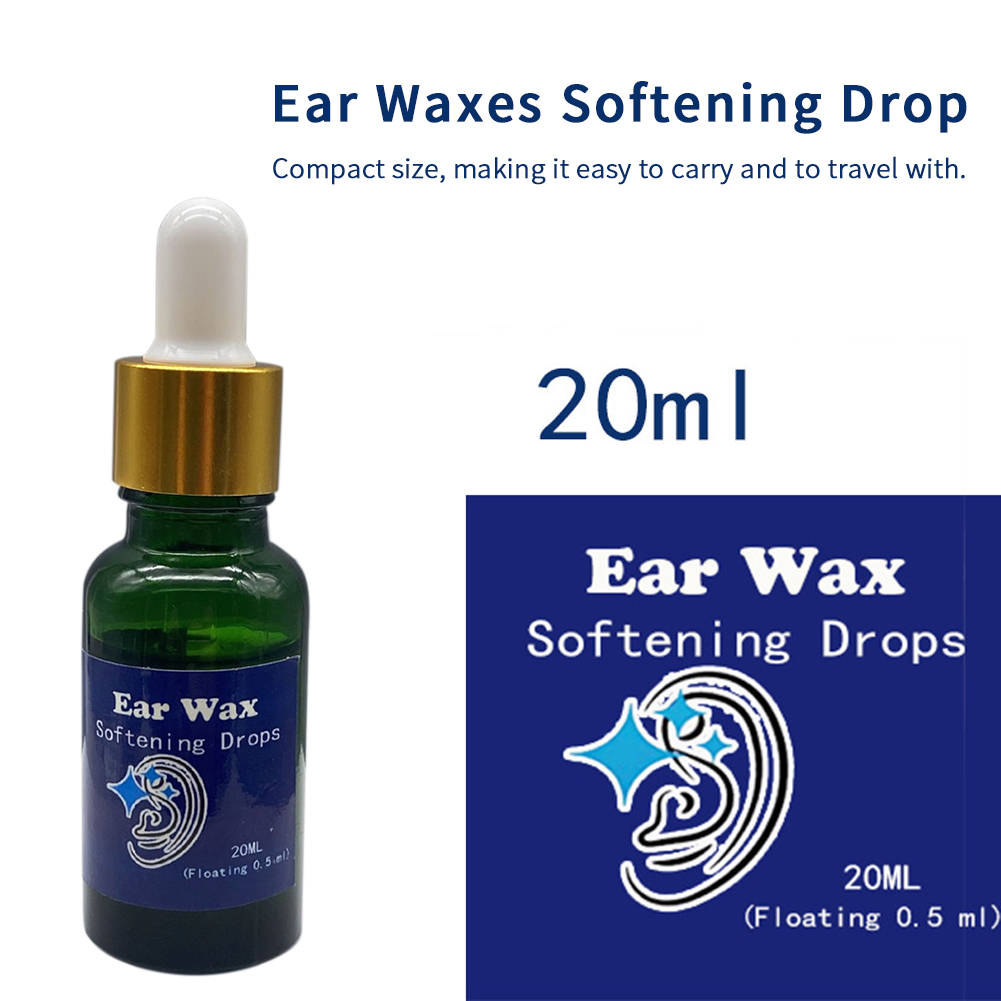 Ear Wax Removal Drops for Clogged Ears - Earwax softening Drops 20ml