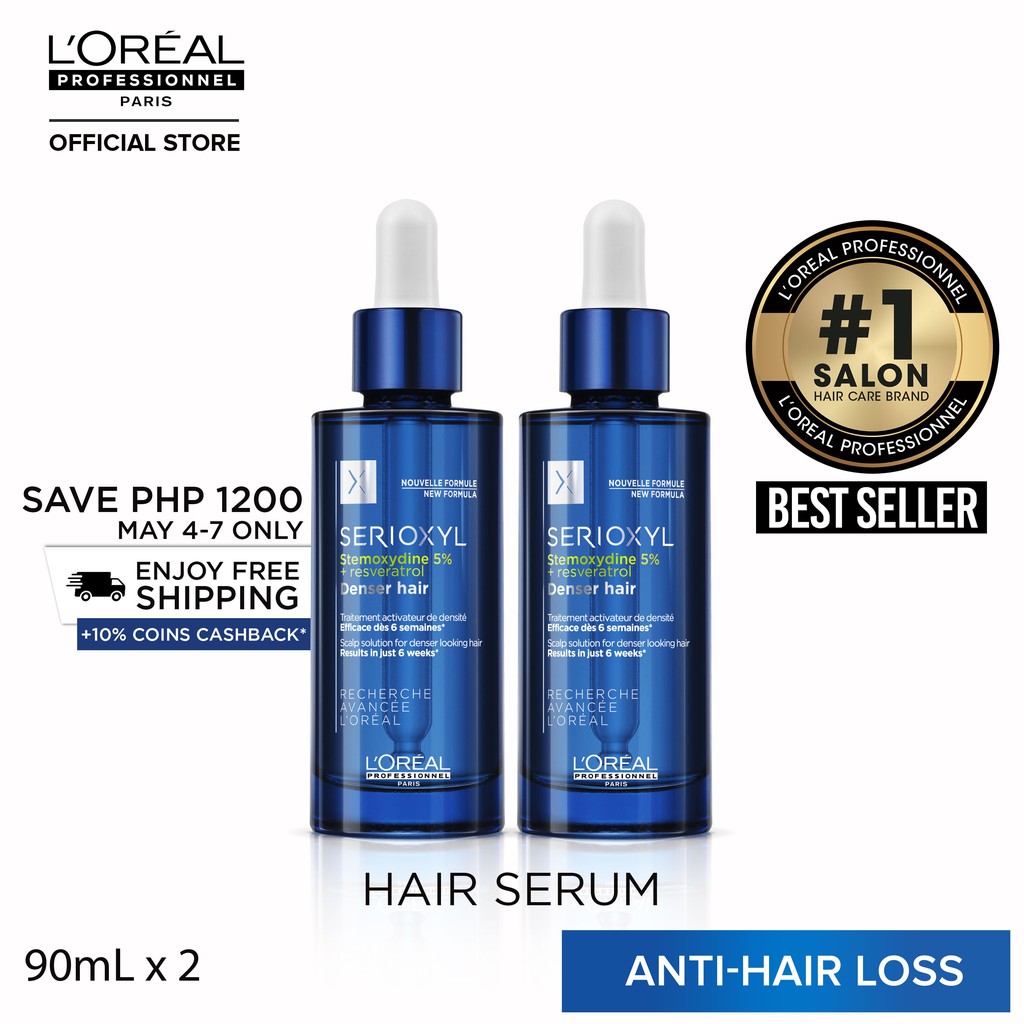 L’Oreal Serioxyl AntiHair Loss and AntiHair Thinning Denser Hair