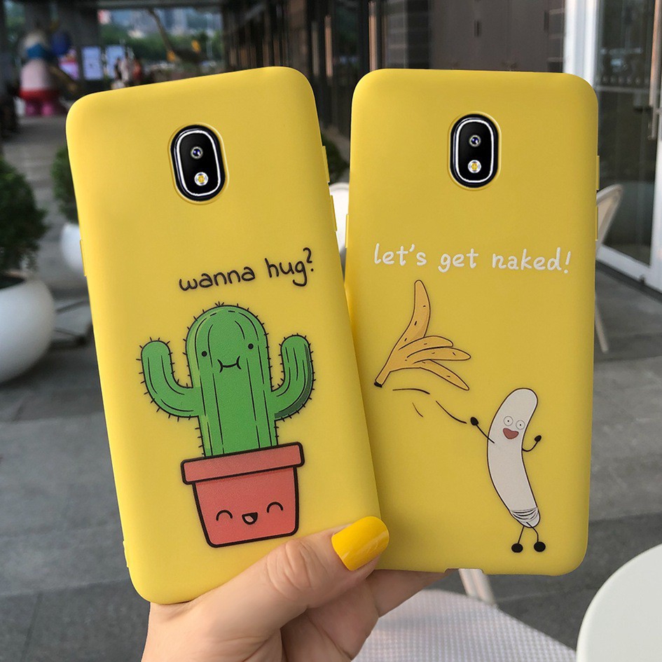 Samsung Galaxy J3 Pro J5 Pro J7 Pro 17 Casing Cartoon Cover Soft Tpu Phone Case Funny Cactus Samsung J3 J5 J7pro Cases Shopee Philippines