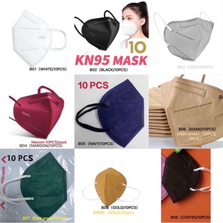 Haomi Disposable 5-ply KN95 Face Mask Emergency Safety Mask(10pcs)、KN95 adult facemask、kn facemask