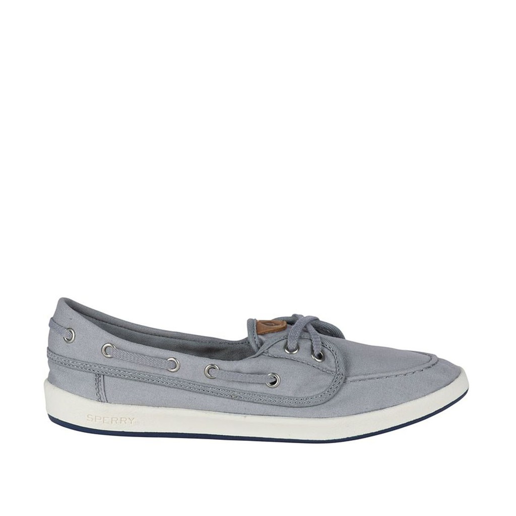 grey sperry boat shoes womens