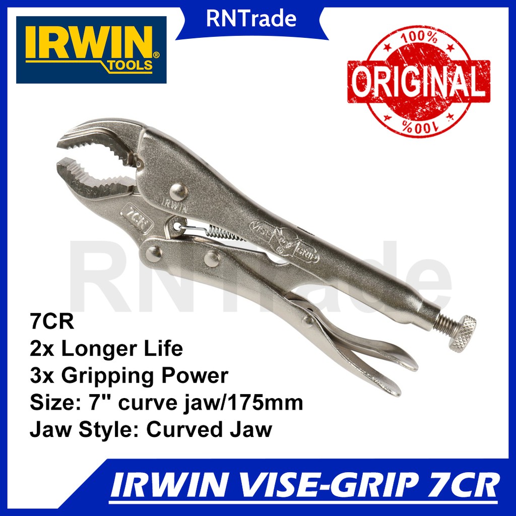 grip plier size