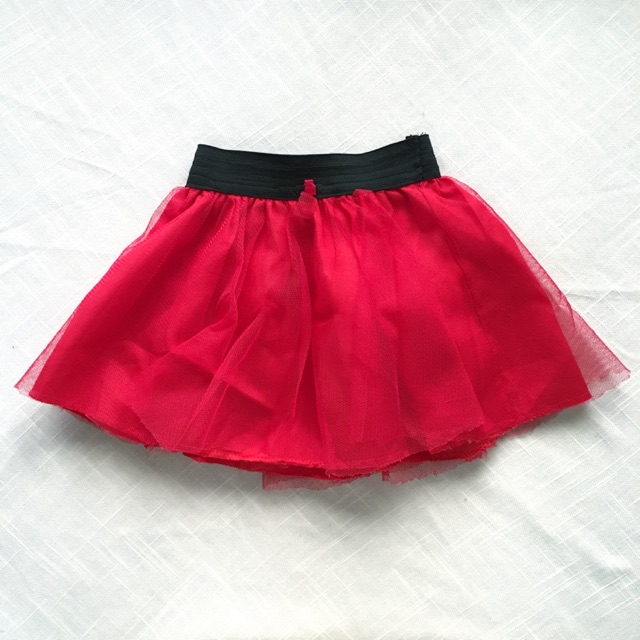 baby girl red tutu skirt