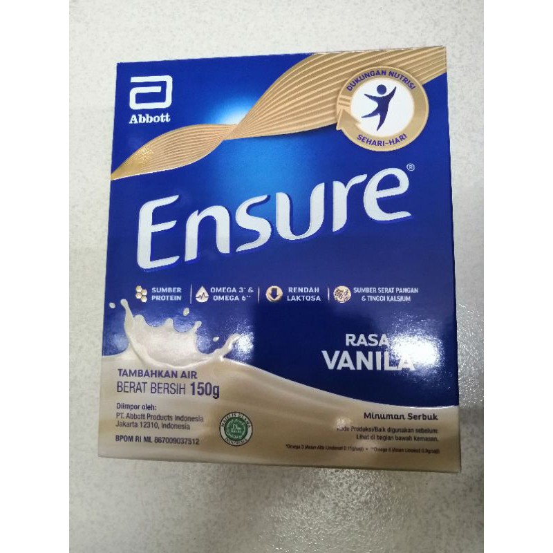 Vanilla Taste Ensure 150 g Shopee Philippines