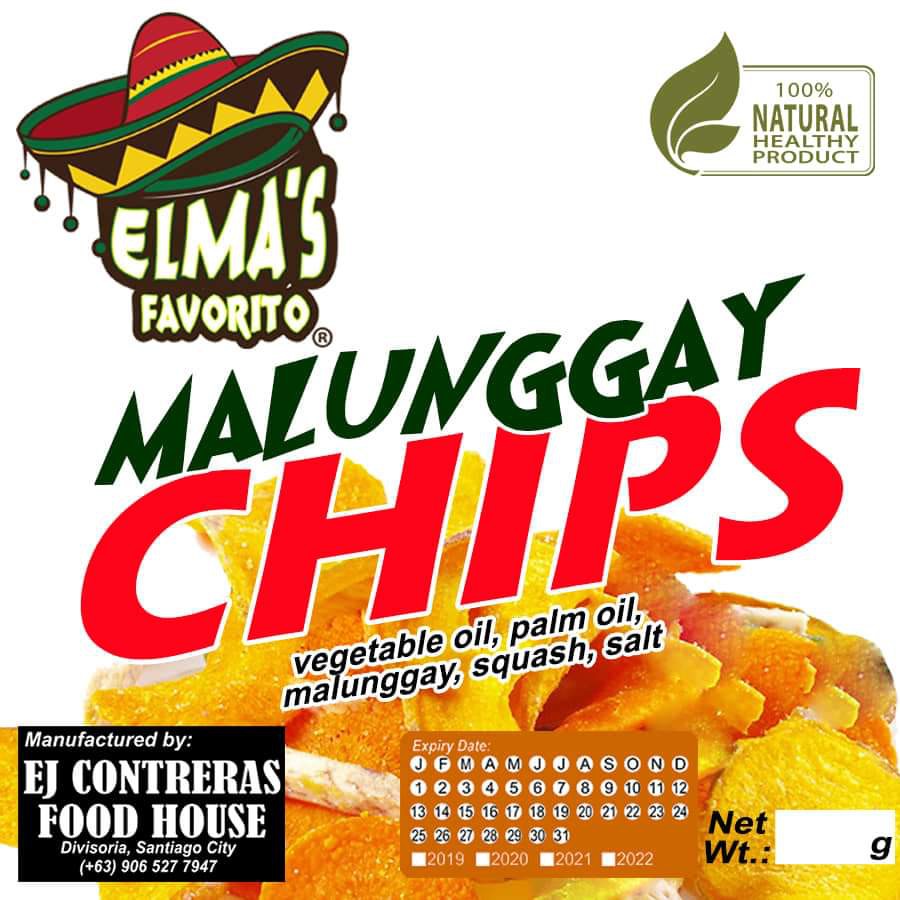 ELMA'S FAVORITO Malunggay Chips (95 grams) | Shopee Philippines