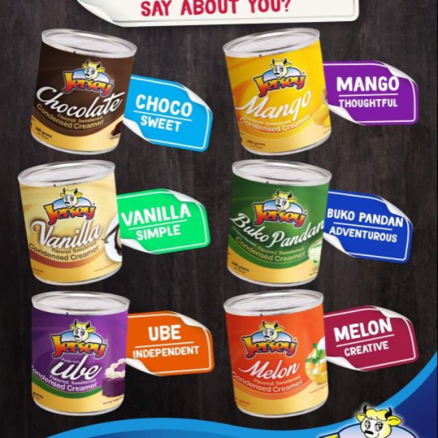 JERSEY FLAVORED/ORIGINAL CONDENSED MILK Shopee Philippines