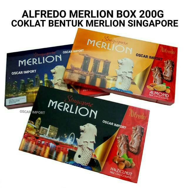 Alfredo Singapore Merlion Chocolate Box 200g Chocolate Shopee Philippines