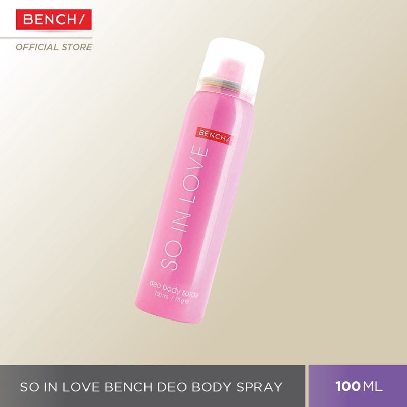 Bench So In Love Deo Body Spray 100ml Authentic Shopee Philippines 1768