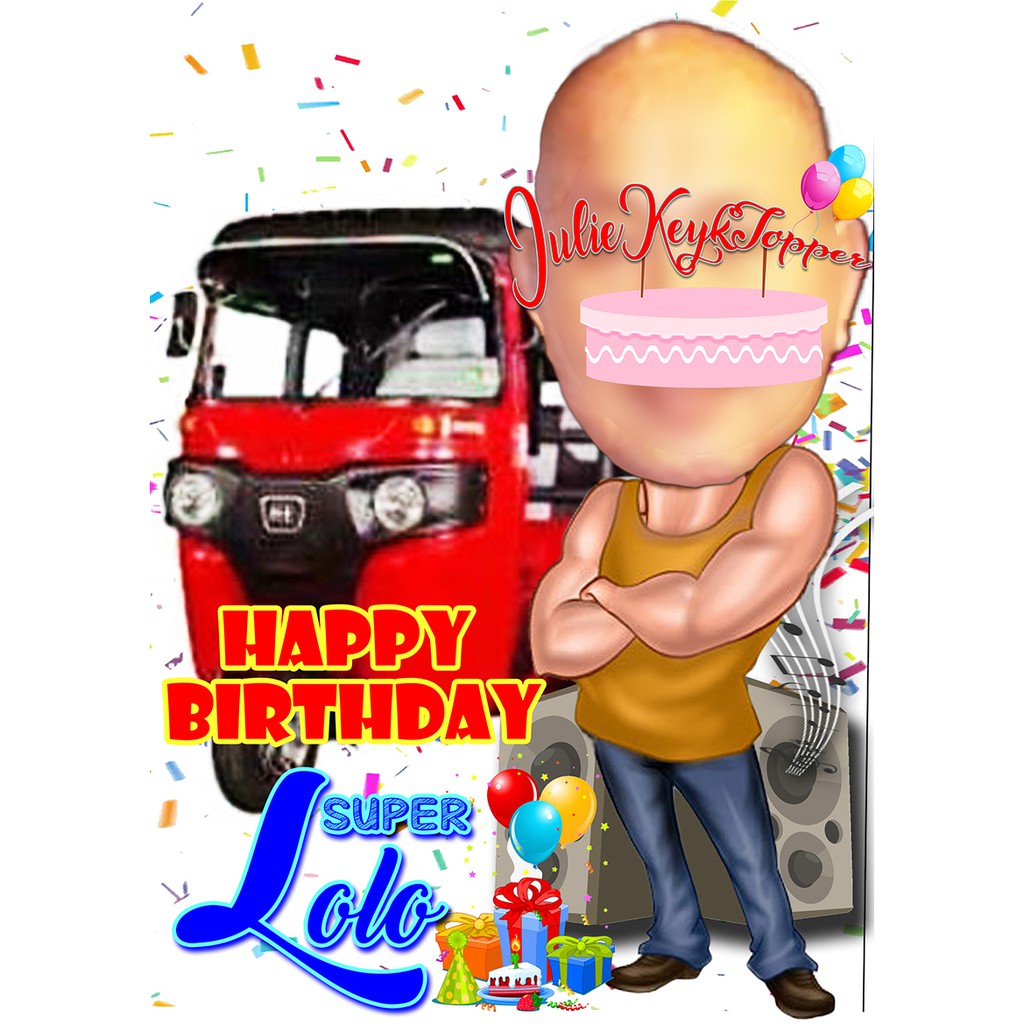 TRICYCLE DRIVER CAKE TOPPER ubicaciondepersonas.cdmx.gob.mx