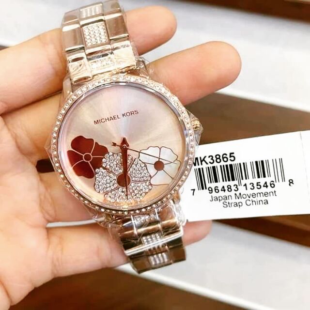 mk jaryn rose gold watch