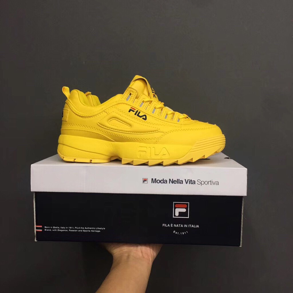 fila disruptor 2 yellow