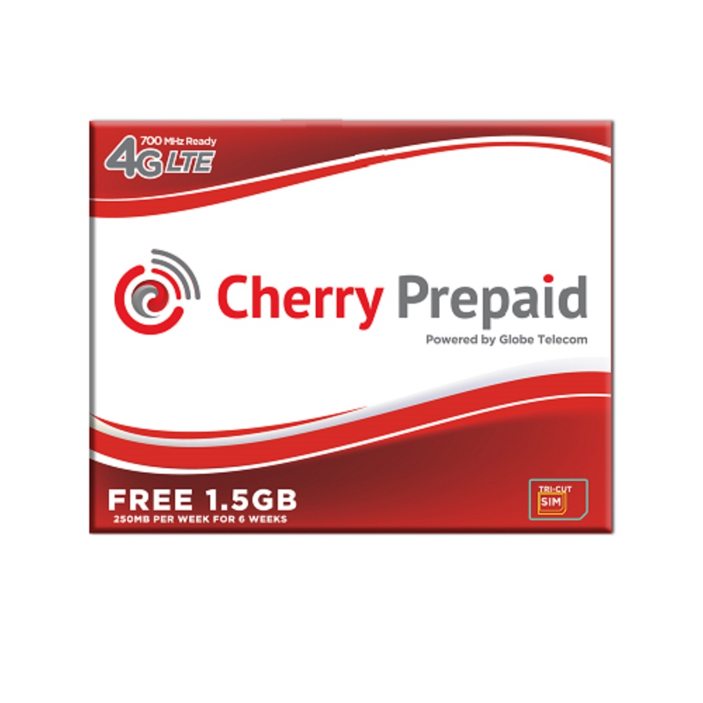 Cherry Prepaid 4g Lte Sim Card 1 Piece Shopee Philippines