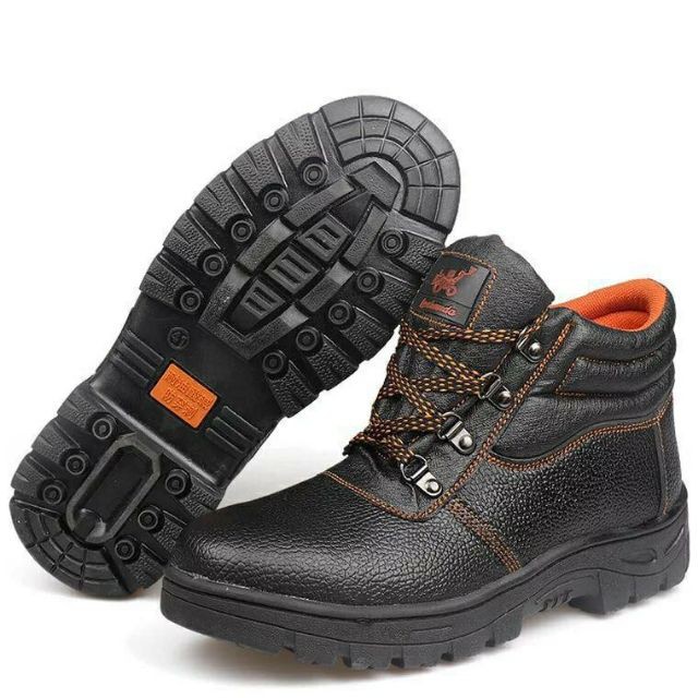 Engineering Safety Shoe STEEL TOE Mountaineering Boots(C) | Shopee ...