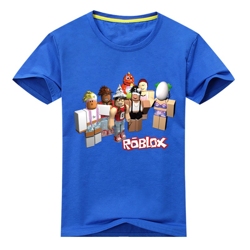 Boy S Girls Tops Roblox T Shirt 100 Cotton T Shirts For Kid Shopee Philippines - ซอทไหน roblox boys039 105 155cm body height cotton t