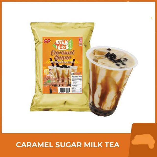 inJoy Matcha Milk Tea 500g Instant Powdered Milk Tea Drink Shopee