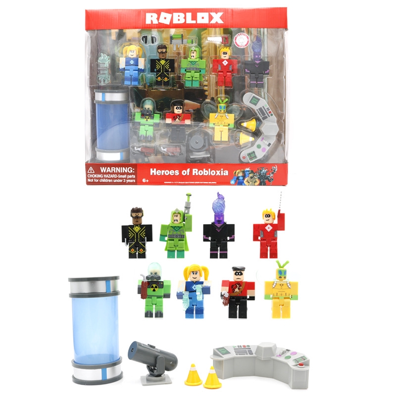 Nsh New Roblox Figure Game Toys Playset Action Figures Robot Kids Children Gift Toy Shopee Philippines - 6 roblox lego like minifigures toy figures cake topper shopee