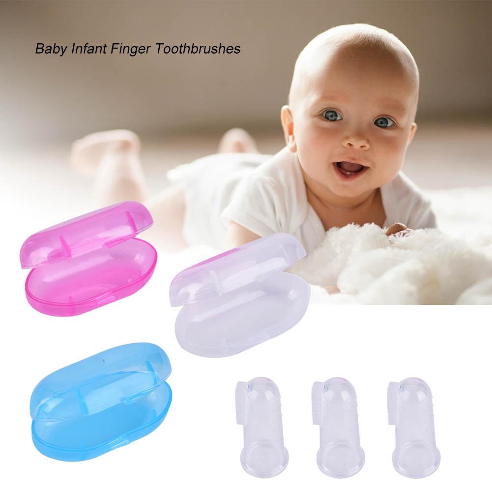 silicone finger toothbrush babies