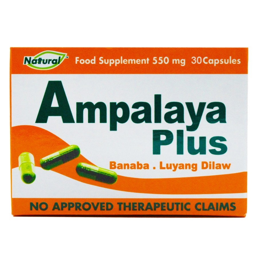 Ampalaya Plus 550mg Capsules Blister Pack Of 30s Shopee Philippines