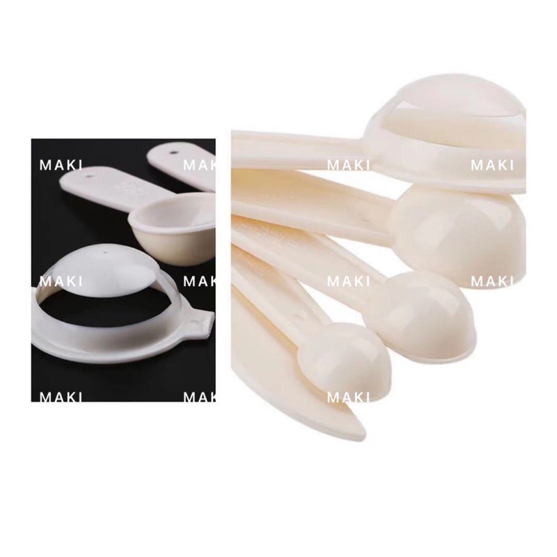 5pcs set egg strainer/measuring spoon/spoons/flatting knife,skimmer,egg seperator,kitchen tools,MAKI