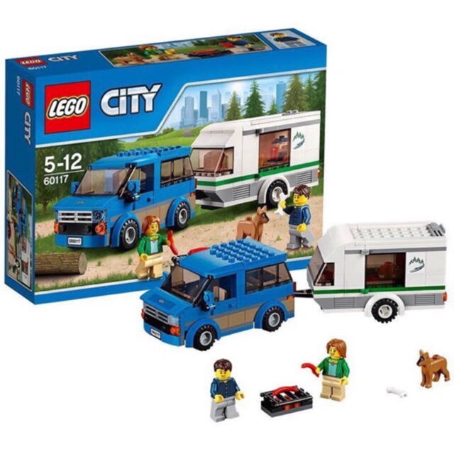 lego van and caravan