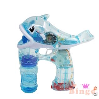 led light up bubble gun