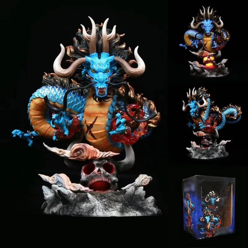 Pvc Recast G5 One Piece Kaido Dragon Form With Led 22cm Display Figure 1 500