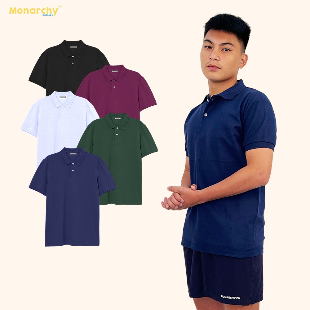 Monarchy Plain Polo Shirt for Men and Women | PoloShirt Polo T-shirt | Casual Polo #1