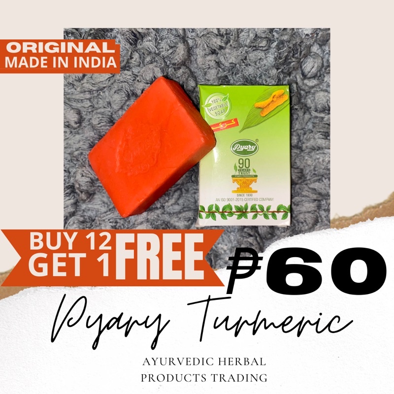Pyary Turmeric Soap (ORIGINAL) Shopee Philippines
