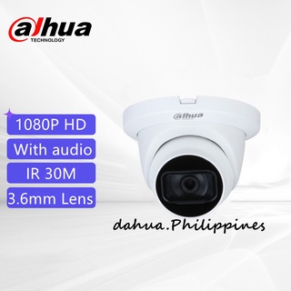 Dahua 2MP HD  IR 30m Eyeball CCTV camera With Audio Wired 3.6mm Lens Night Vision Security Camera