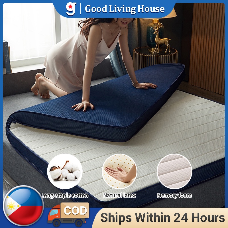 9CM Tatami Mattress Queen/King /Single Latex Mattress Foldable Mattress Thick Bed Mattress