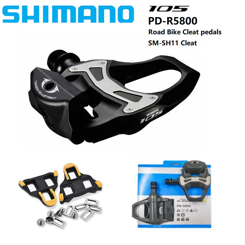 Shimano 105 PDR5800 Carbon Road Bike Pedals Antislip Practical SPDSL