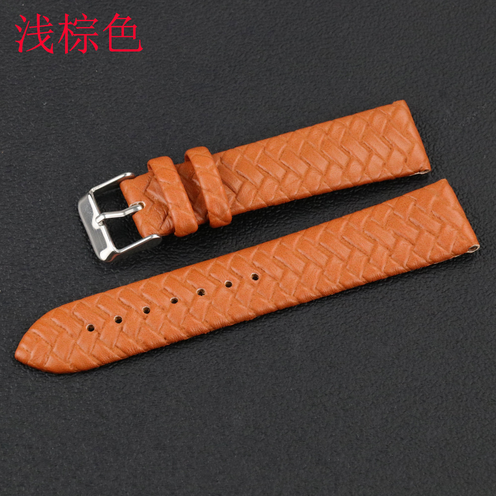 8mm 10mm 12mm  14mm 18mm 20mm Retro Genuine Leather Bracelet Vintage Calf Leather Watch Strap Ultrathin Waterproof Strap Accessories