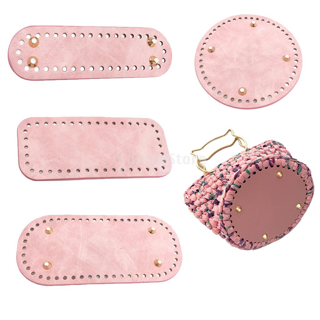 [SIMHOA] Bag Bottom Insert Pu Leather Handbag Bottom Shaper Pad Cushion