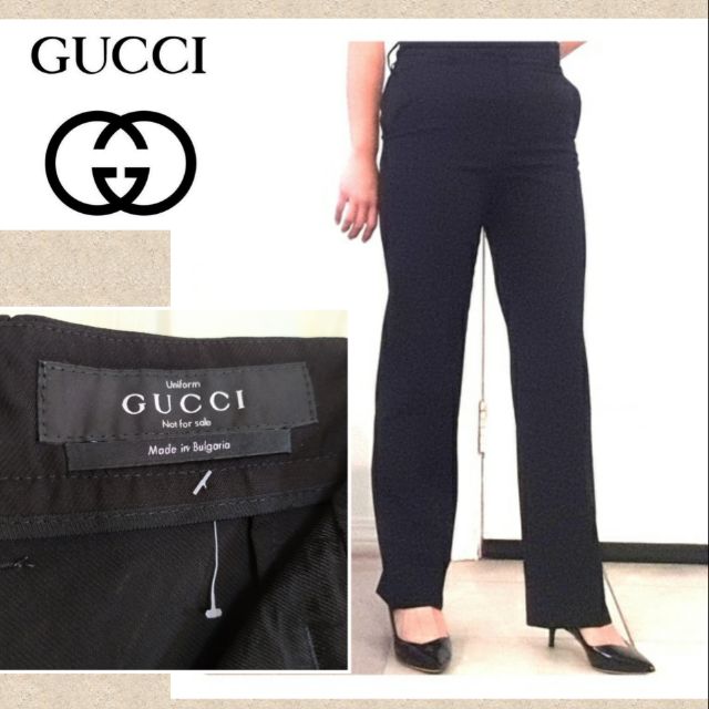 gucci black slacks
