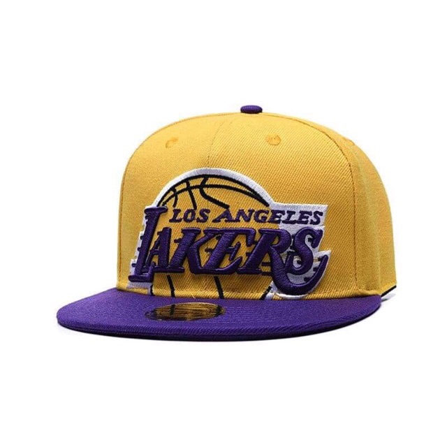 yellow lakers snapback