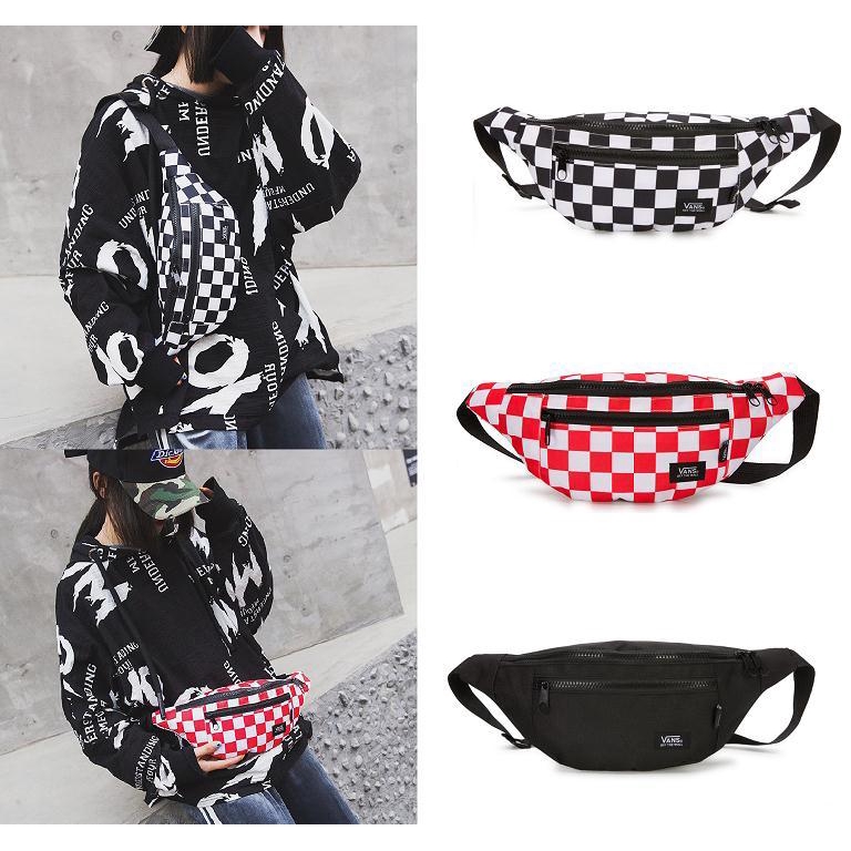 checkered sling bag