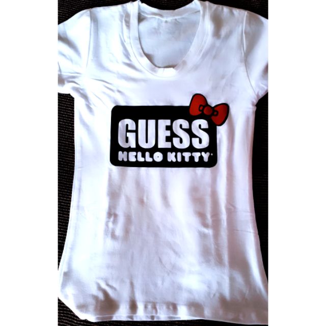 guess hello kitty tee