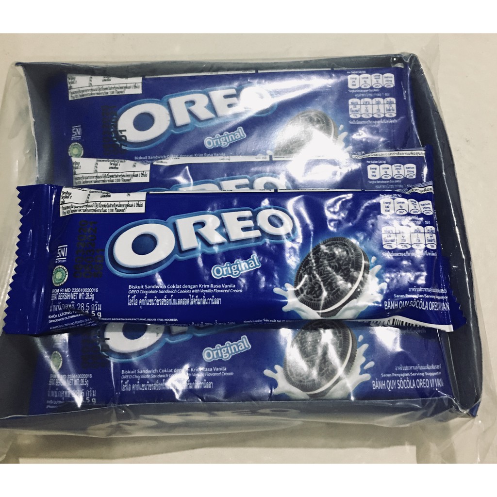 Oreo Cookies Vanilla (28.5g) | Shopee Philippines